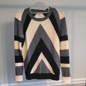 Milly of NY Merino Wool Sweater Sz S Quiet Luxury Preppy
